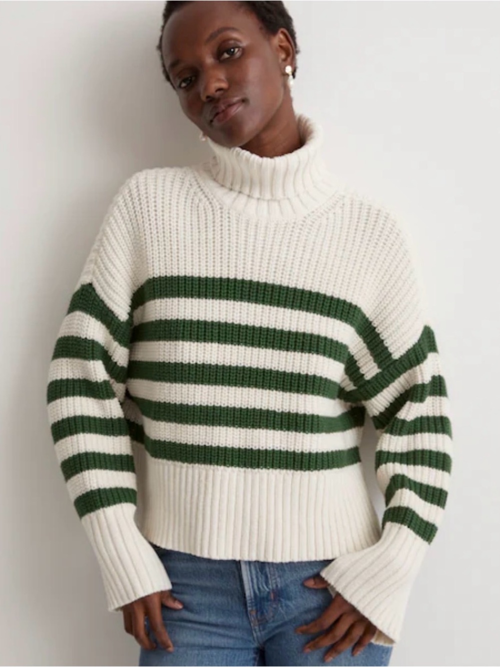 Madewell Wide Rib Turtleneck Sweater